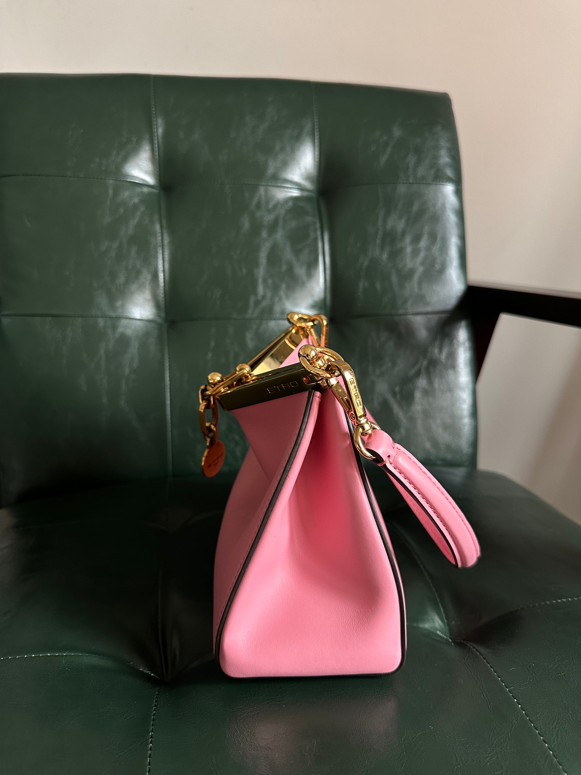 Etro Vela Bag Size Small - Bubblegum Pink