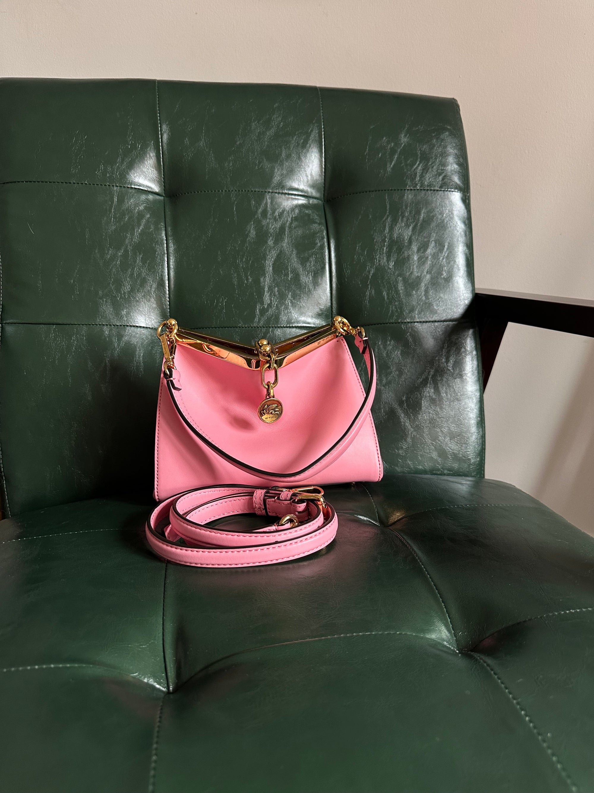 Etro Vela Bag Size Small - Bubblegum Pink