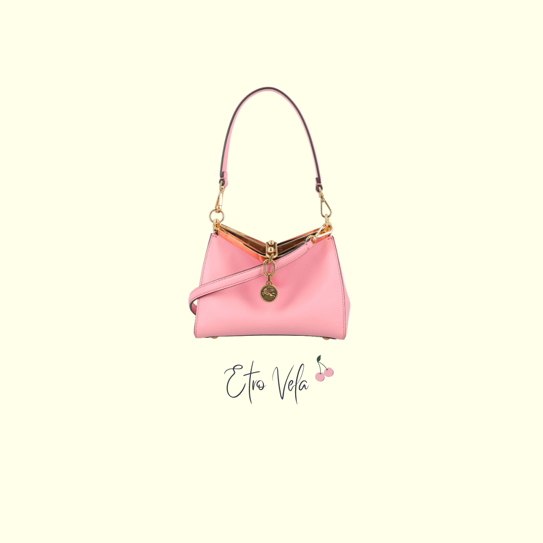 Etro Vela Bag Size Small - Bubblegum Pink