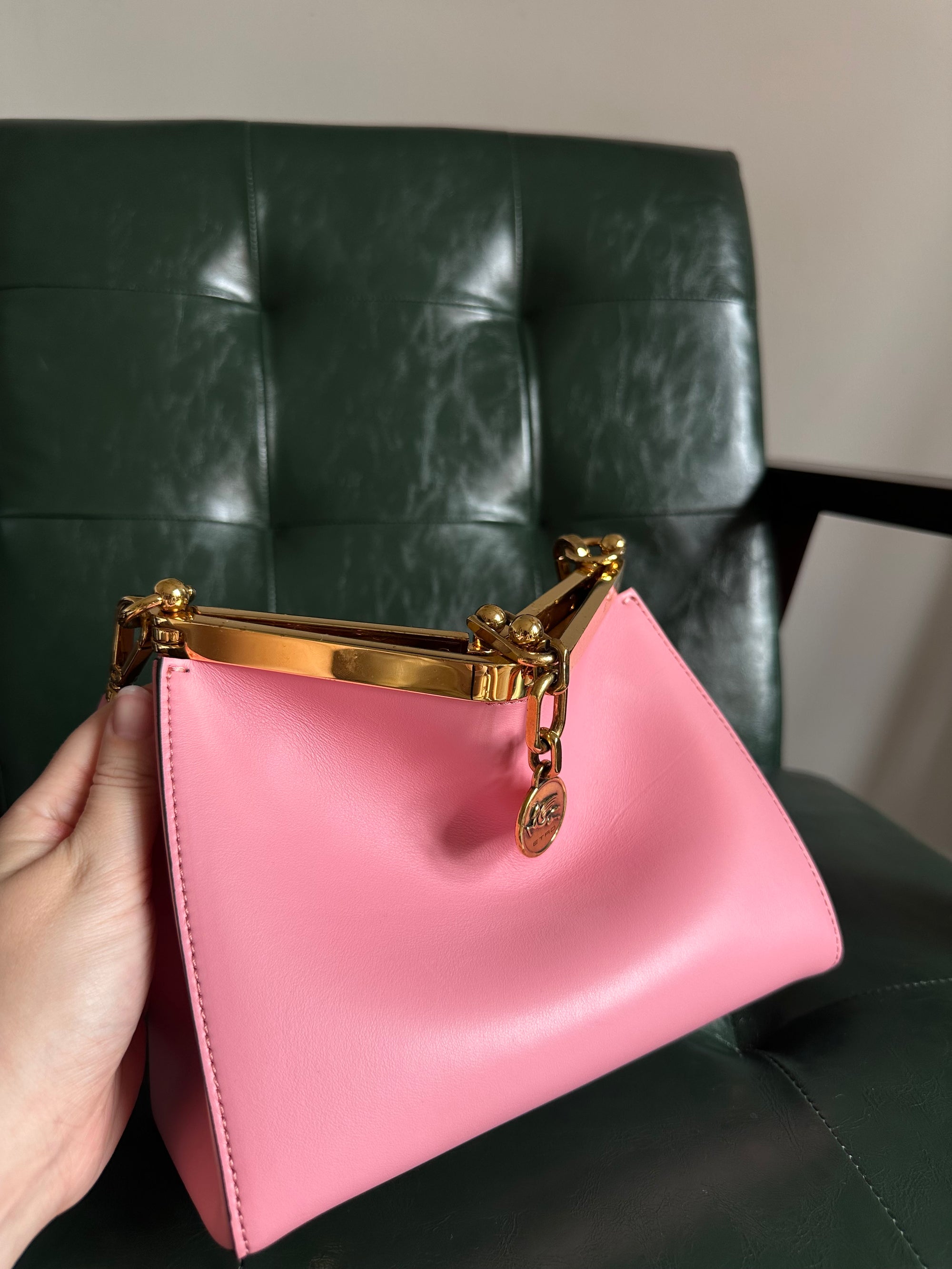 Etro Vela Bag Size Small - Bubblegum Pink