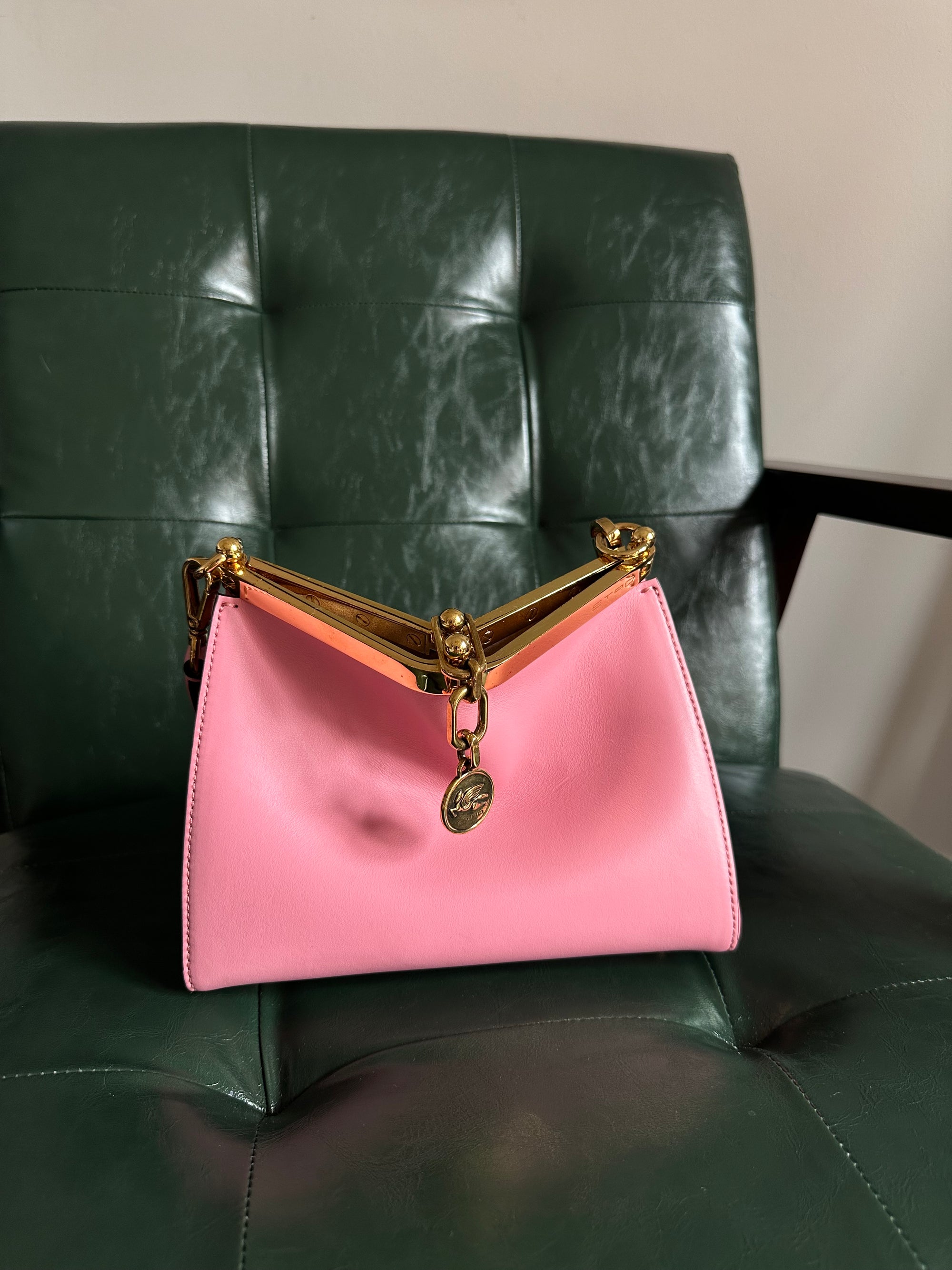 Etro Vela Bag Size Small - Bubblegum Pink