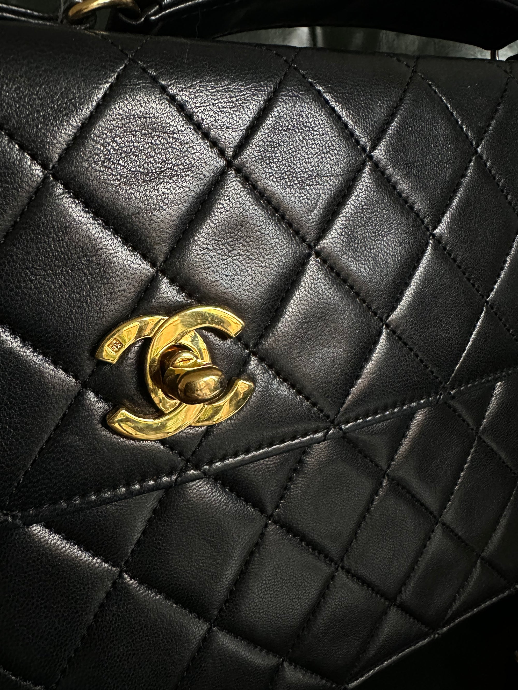 Chanel Double Turnlock Mini Briefcase Bag - 24ct Gold Hardware