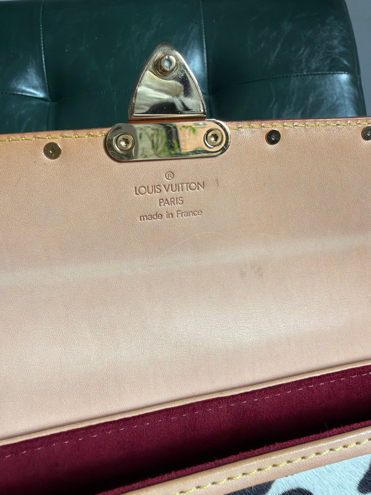 Rare! Louis Vuitton x Takashi Murakami Sac Rabat Monogram Dalmatian Pony Hair Bag