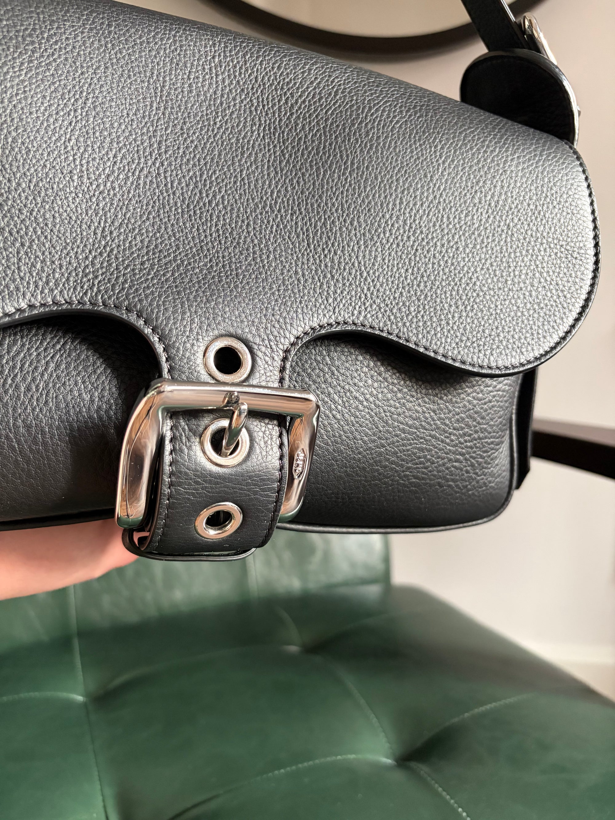 J&amp;M Davidson black leather Bonny bag