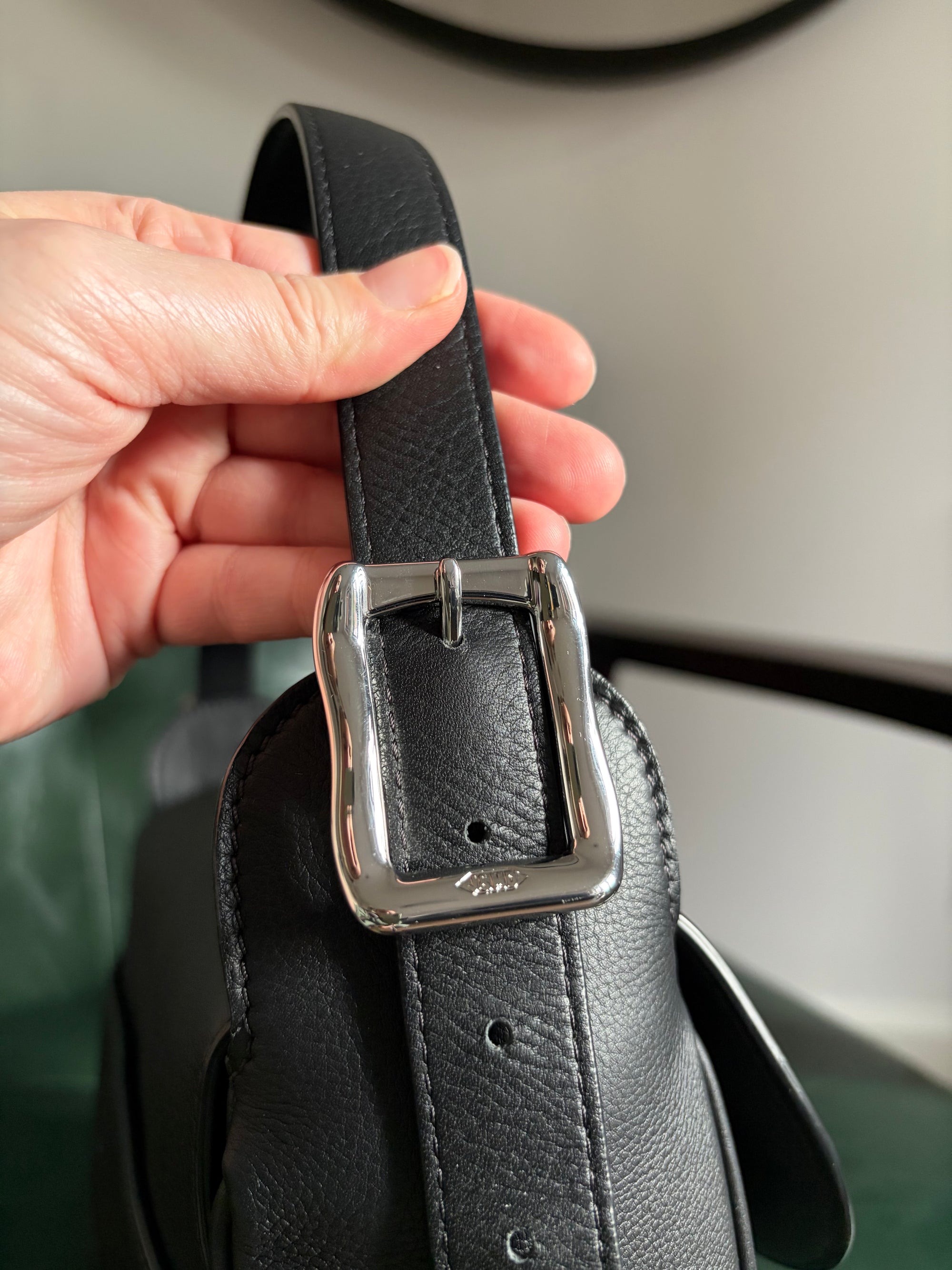 J&amp;M Davidson black leather Bonny bag