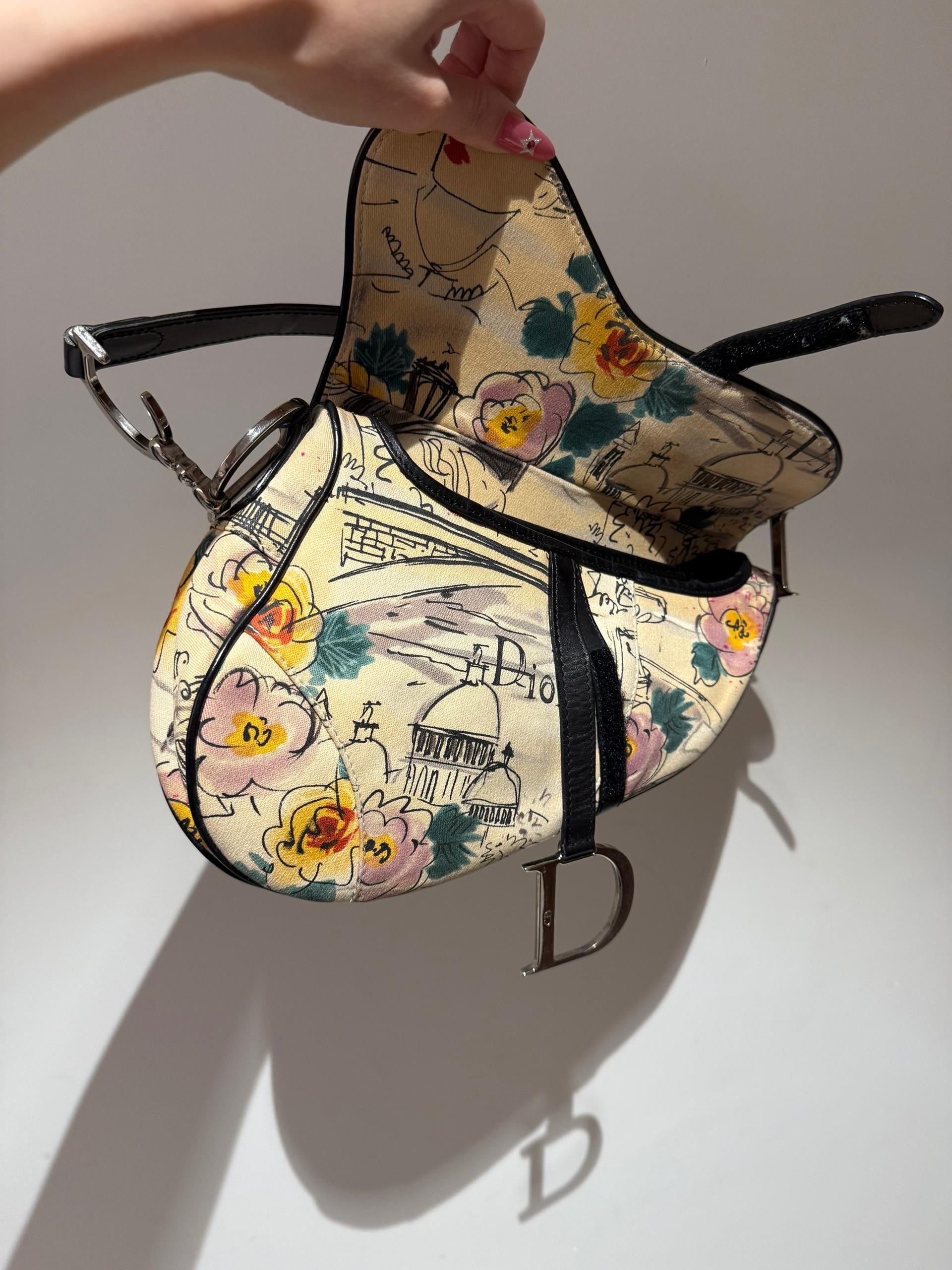 Pre-order - Rare! Limited Edition Dior Paris 50s Vintage Saddle Bag