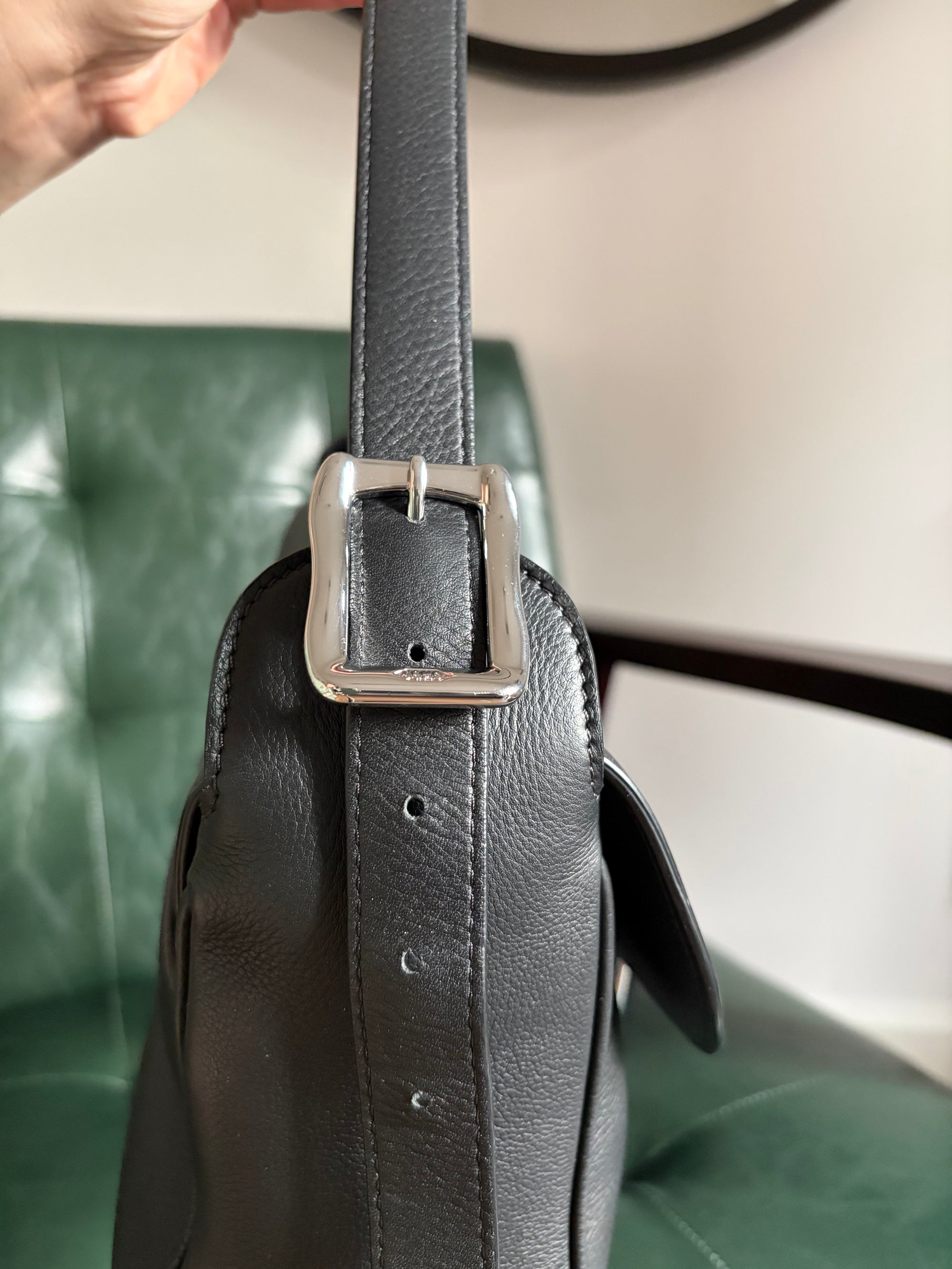 J&amp;M Davidson black leather Bonny bag
