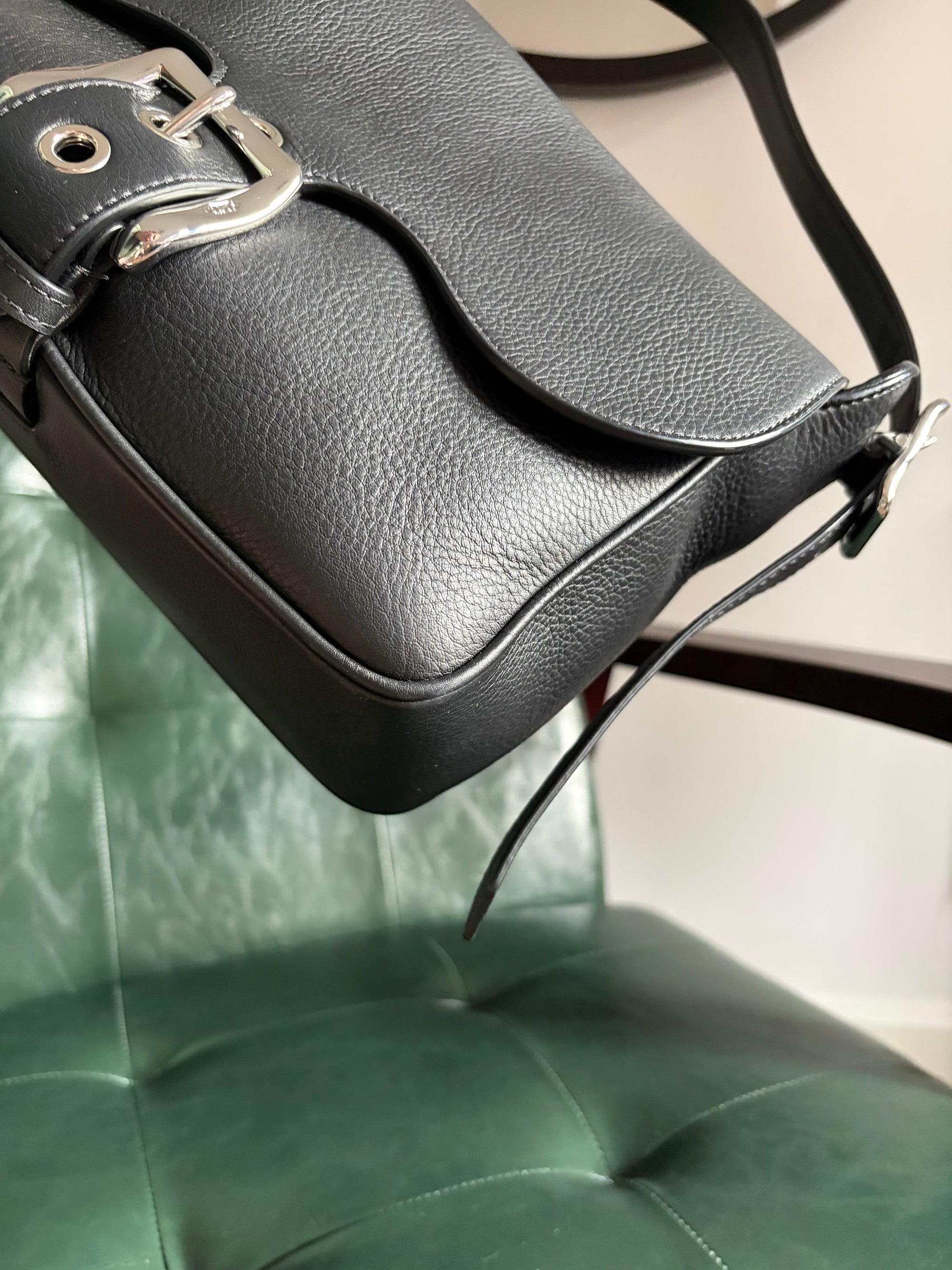 J&amp;M Davidson black leather Bonny bag