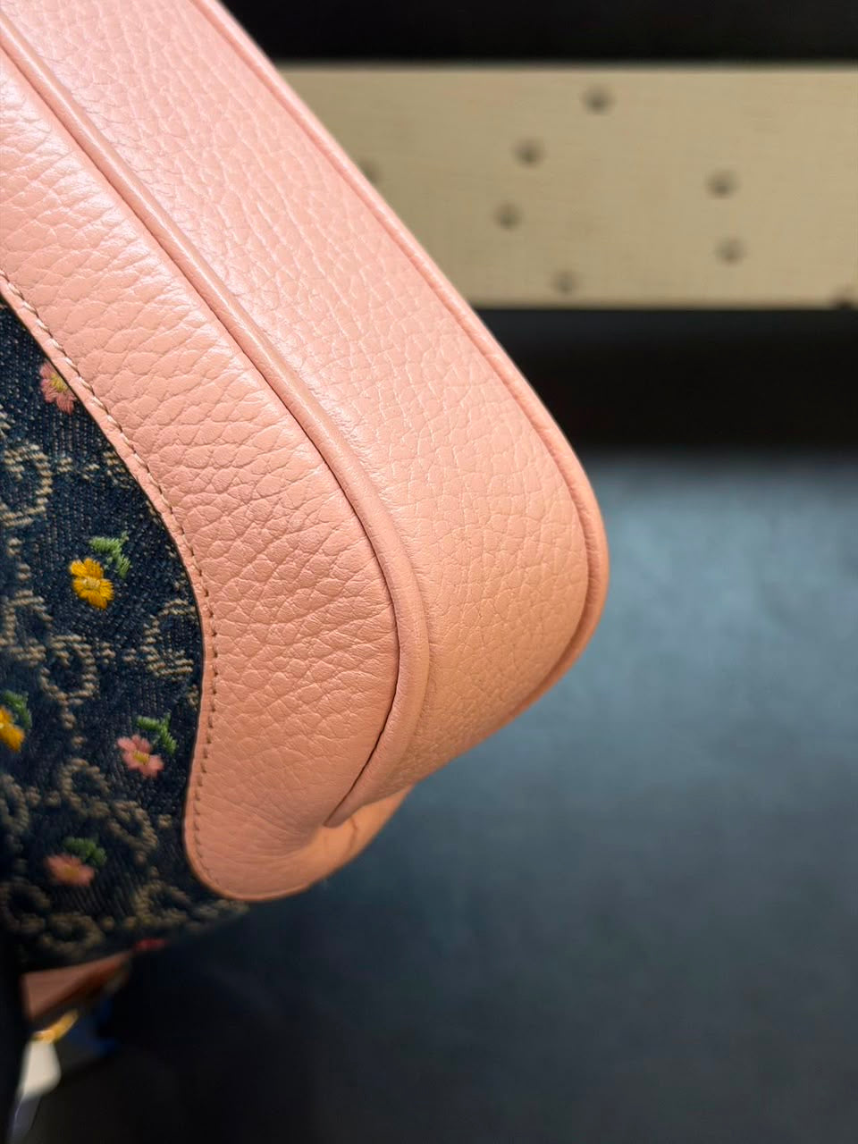 Pre-order - Gucci denim floral mini Jackie bag