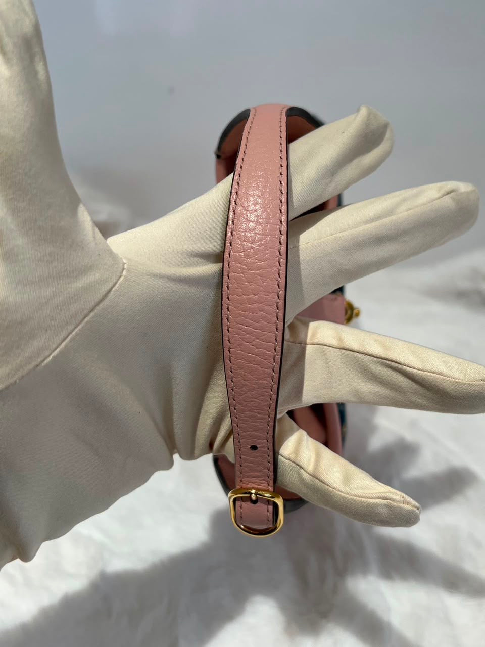 Pre-order - Gucci denim floral mini Jackie bag