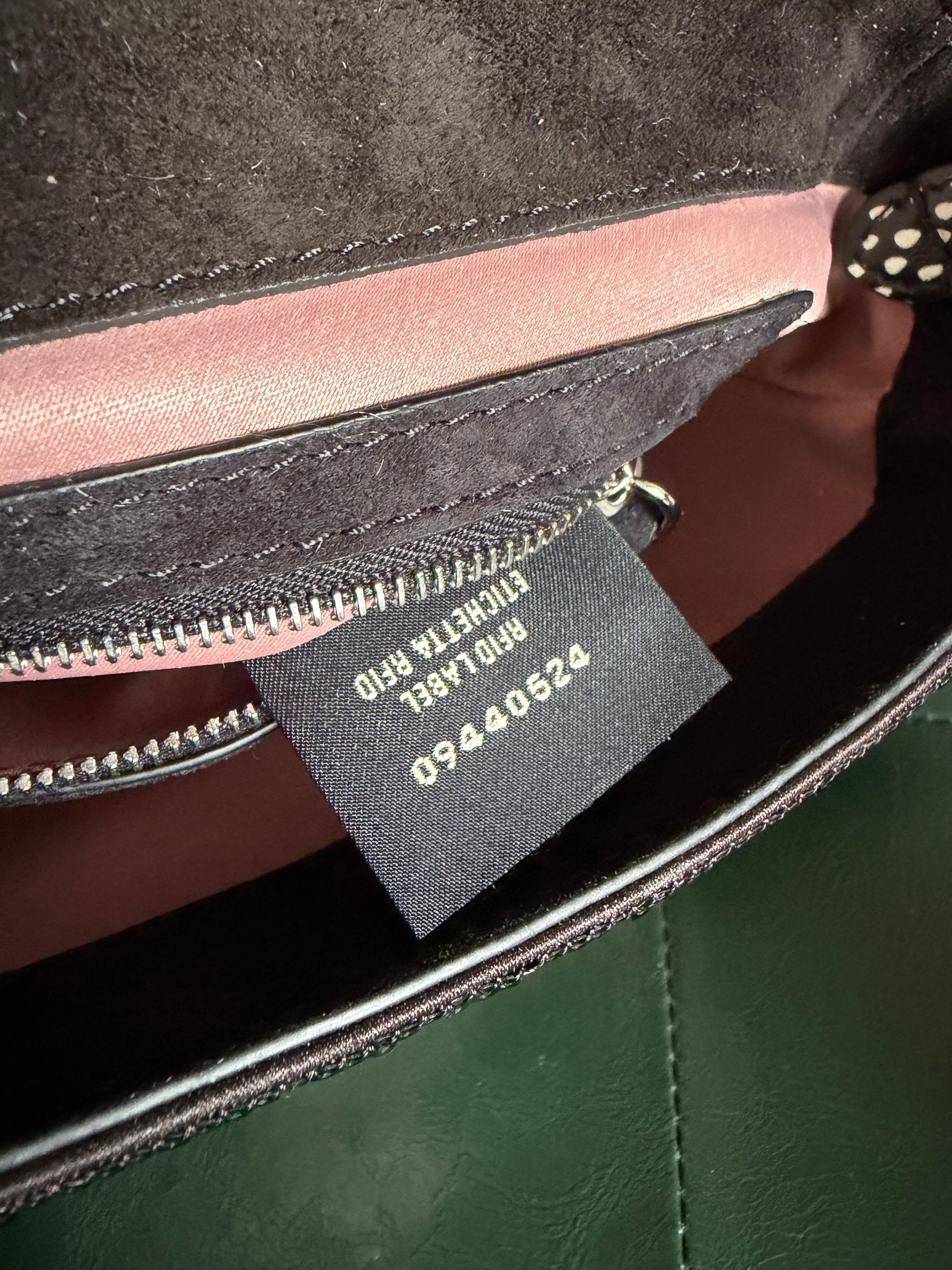 Fendi Night Butterfly Modern Sequin Baguette Bag