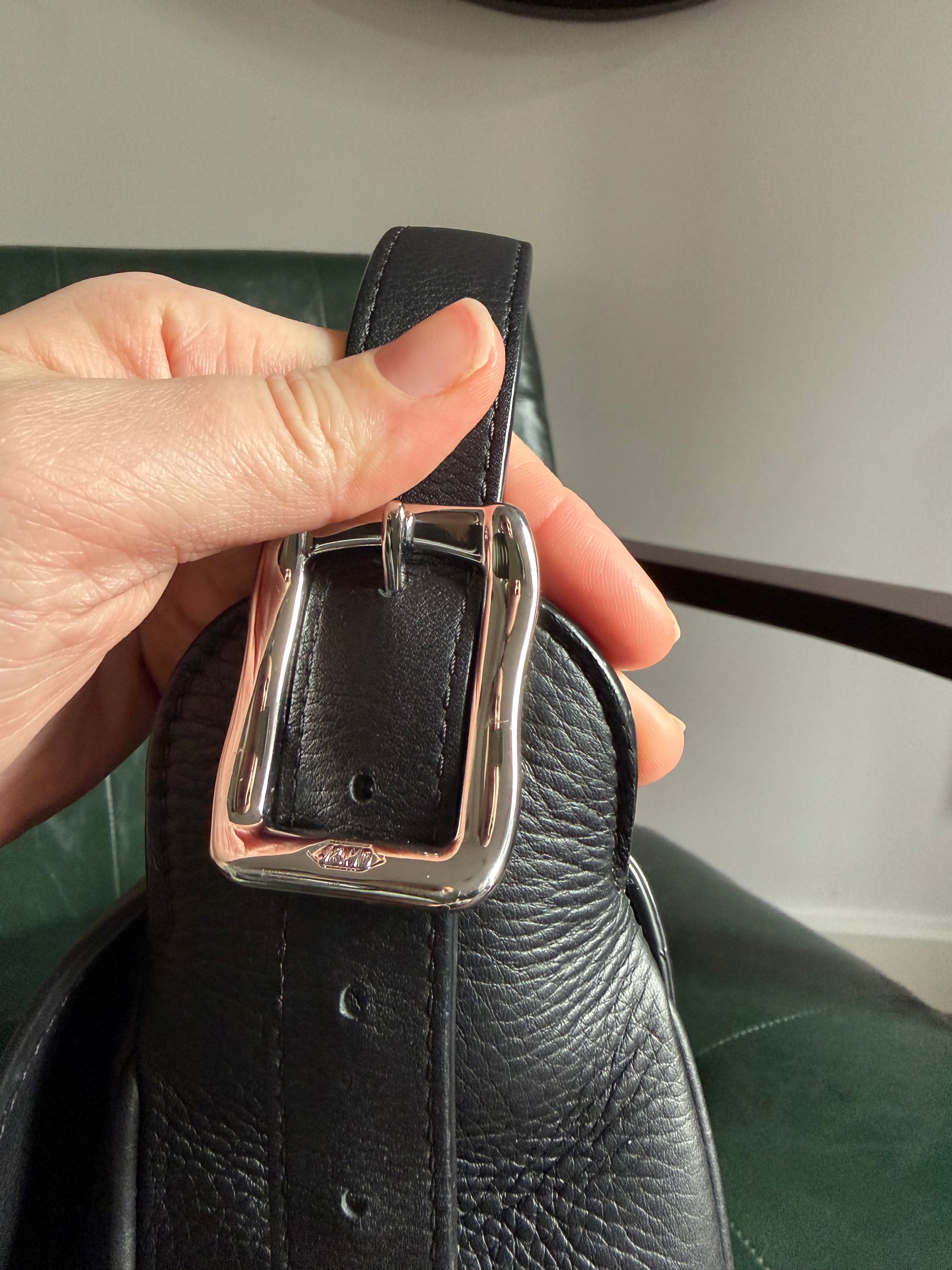 J&amp;M Davidson black leather Bonny bag
