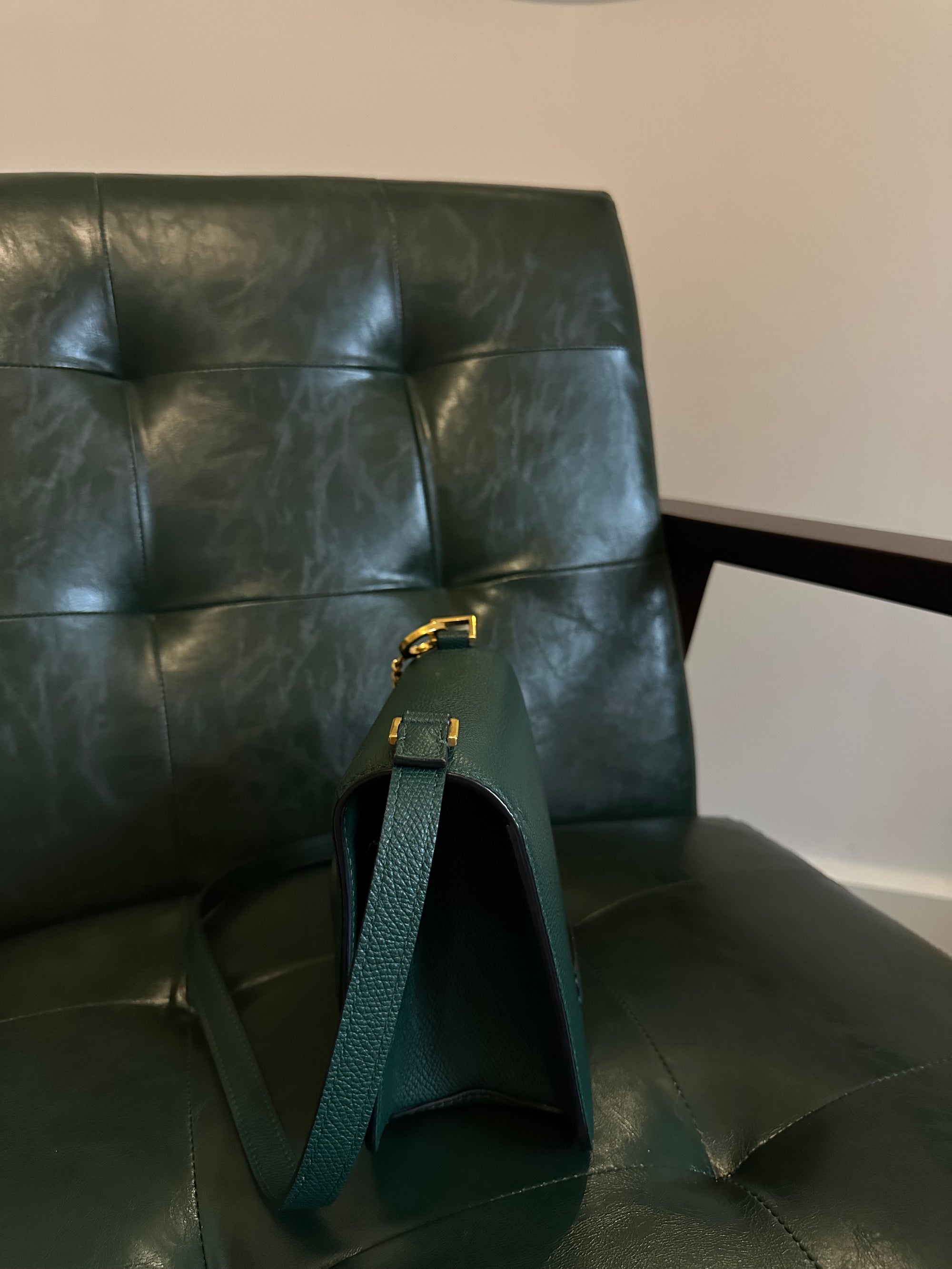 Valentino Garavani small VSling green bag