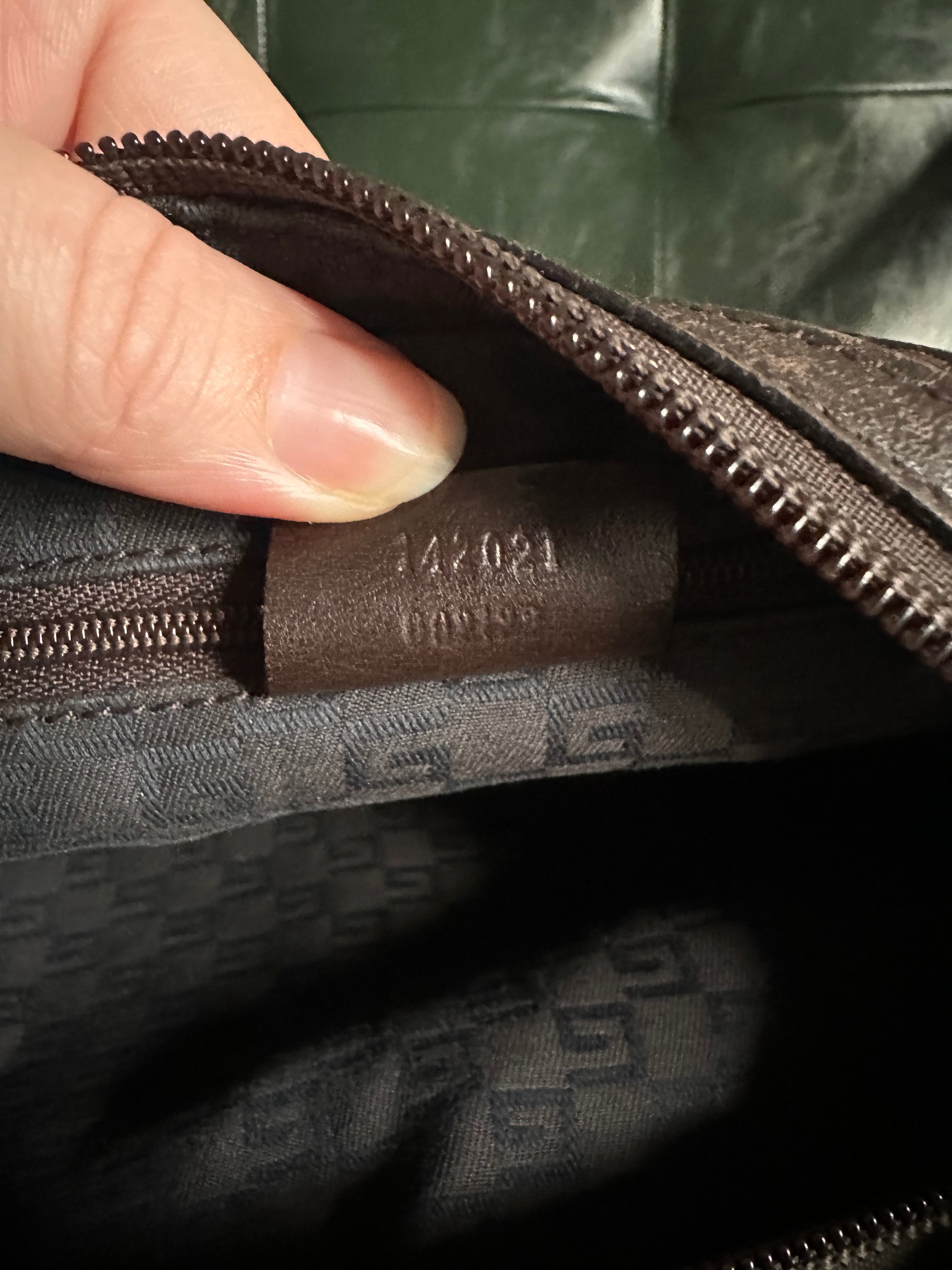 Vintage Gucci Brown Monogram Canvas GG Shoulder Bag