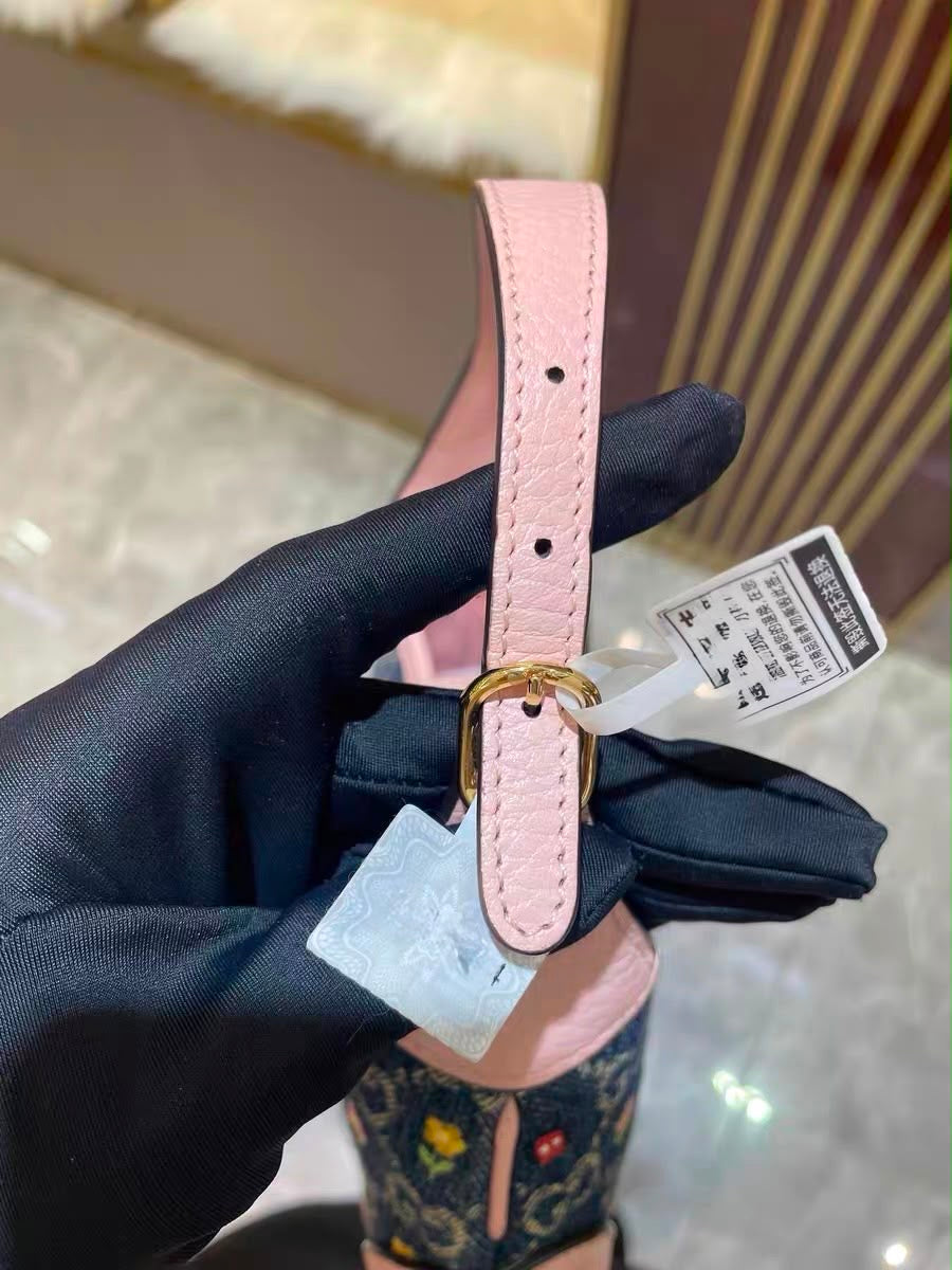 Pre-order - Gucci denim floral mini Jackie bag