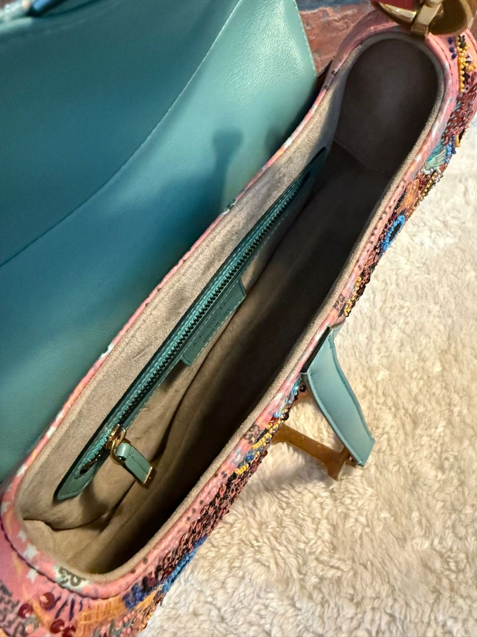 Pre-order - Limited Edition Dior In Lights Sequin Saddle Bag