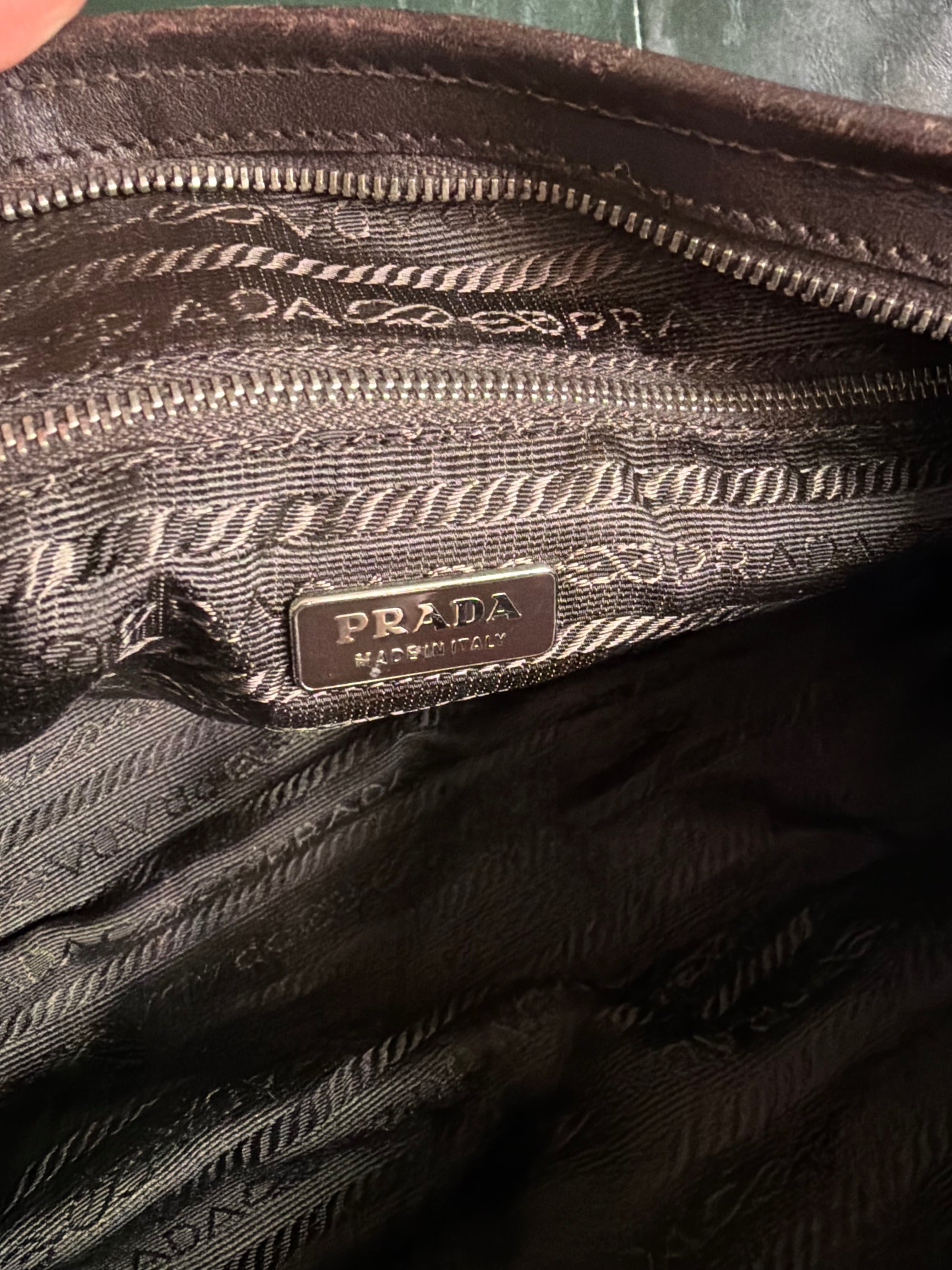 Vintage Prada Zebra Print Pony Hair Top Handle Bag