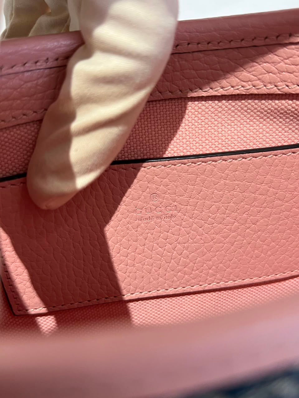 Pre-order - Gucci denim floral mini Jackie bag