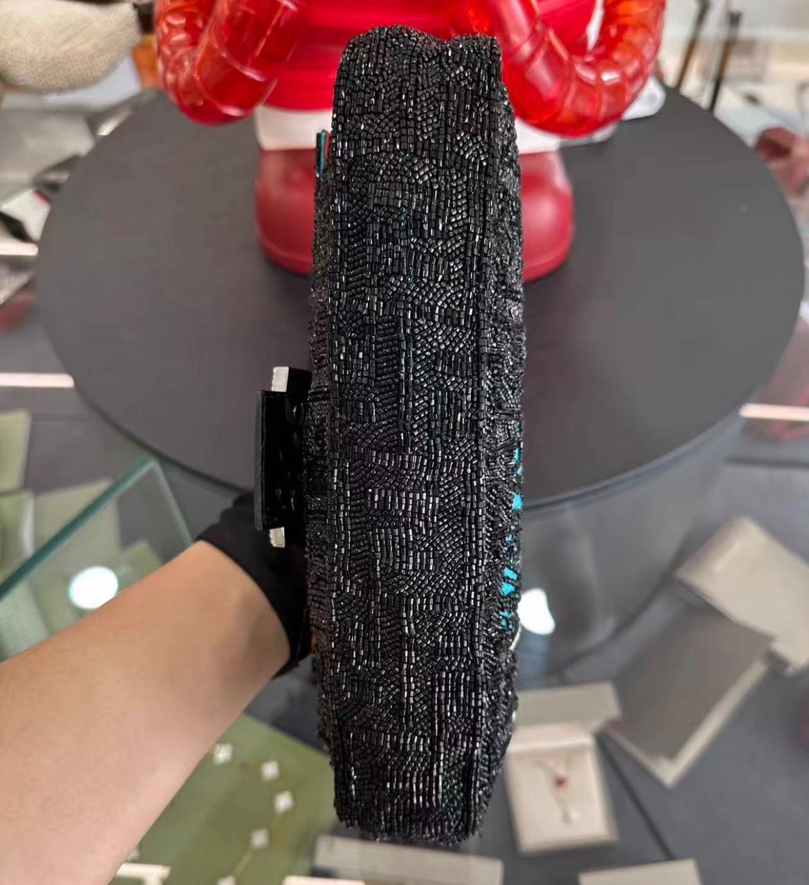 Ultra rare! Fendi Rio inspired beaded toucan baguette