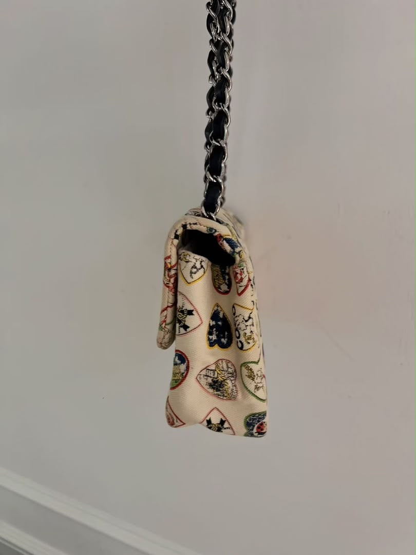Chanel Valentines east west flap bag