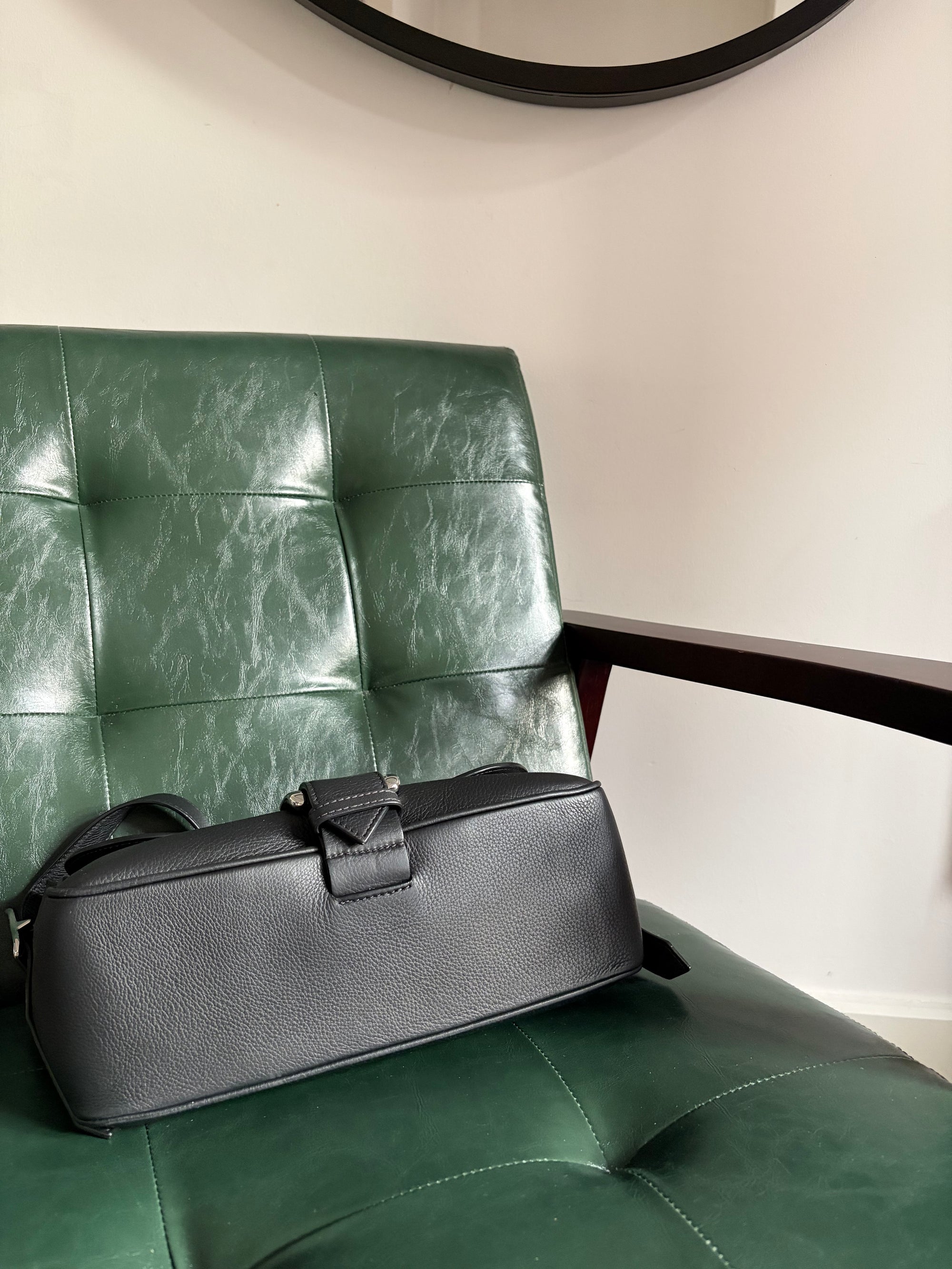 J&amp;M Davidson black leather Bonny bag