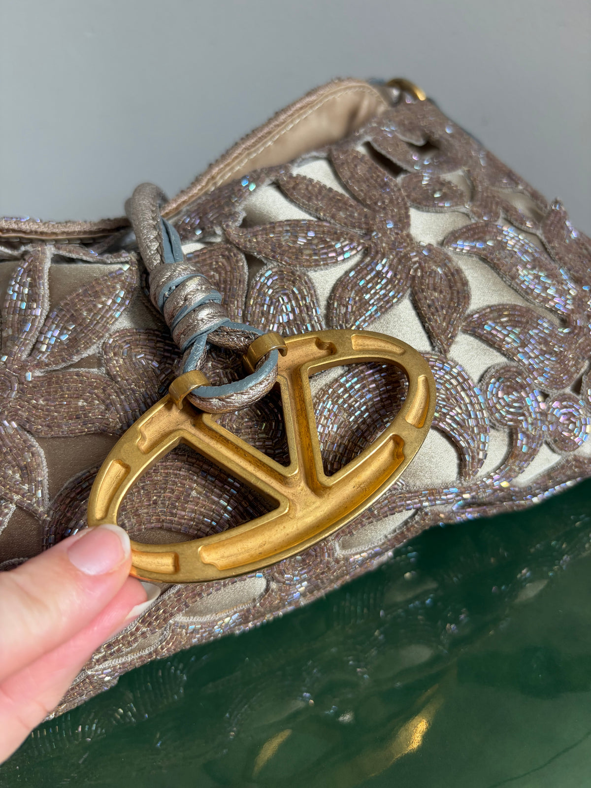 Valentino Garavani vintage embellished shoulder bag