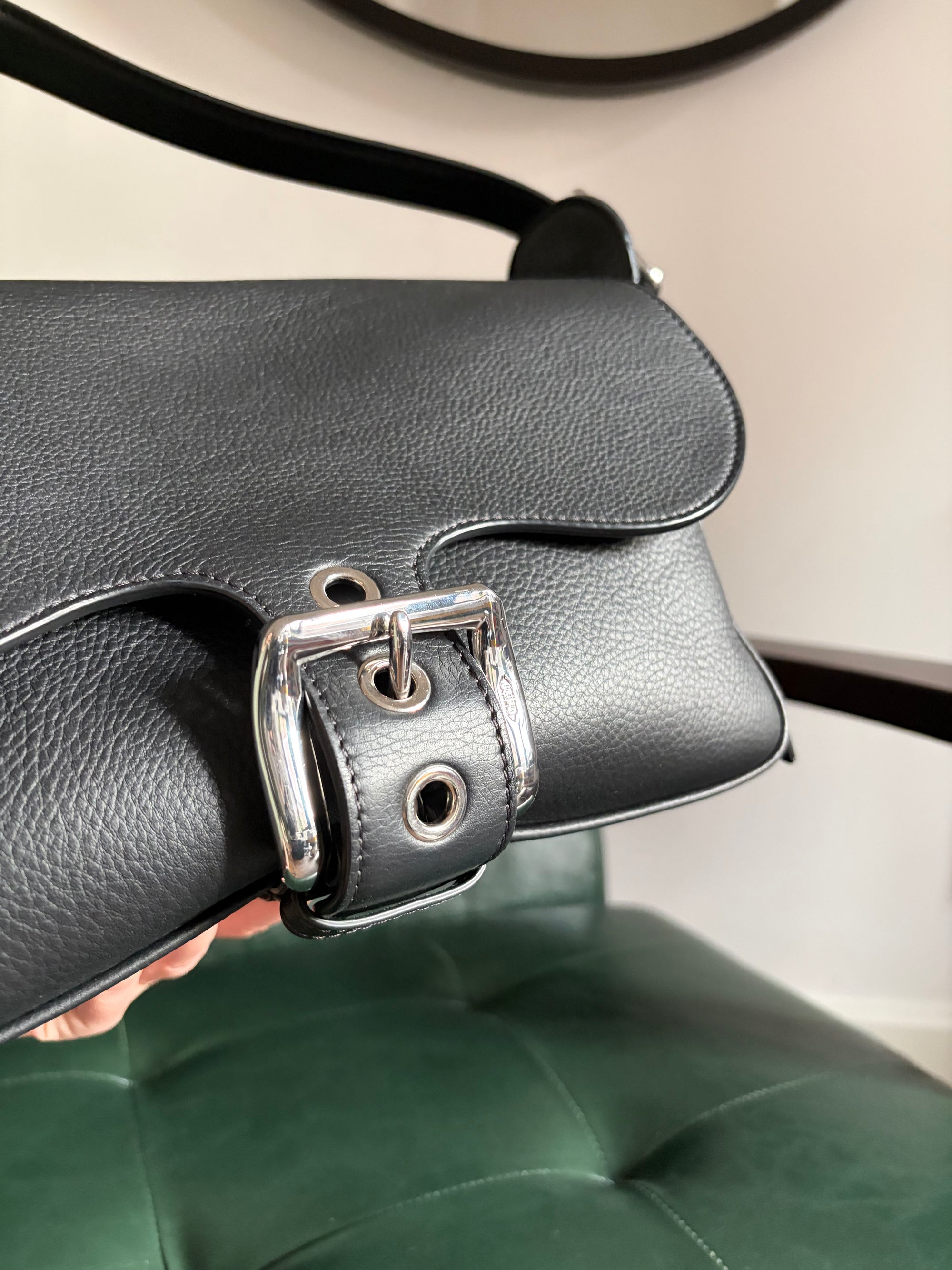 J&amp;M Davidson black leather Bonny bag