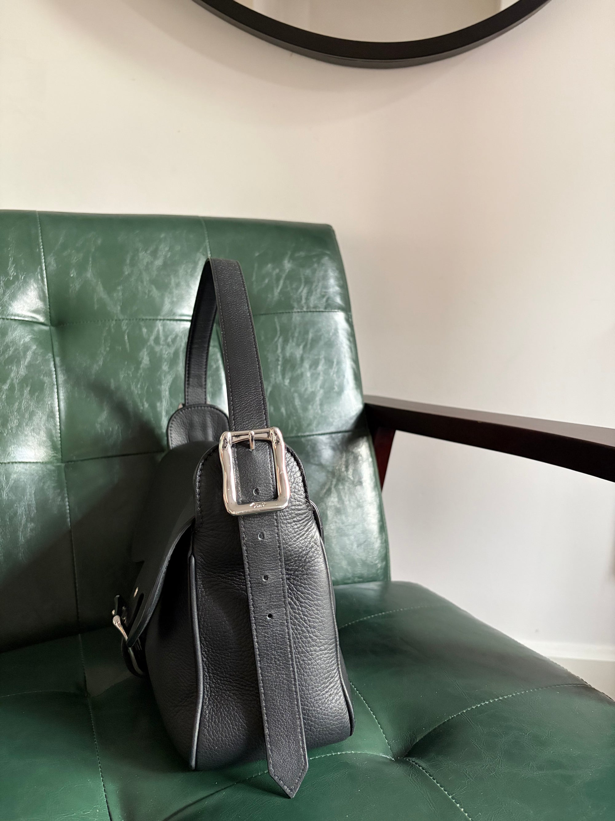 J&amp;M Davidson black leather Bonny bag