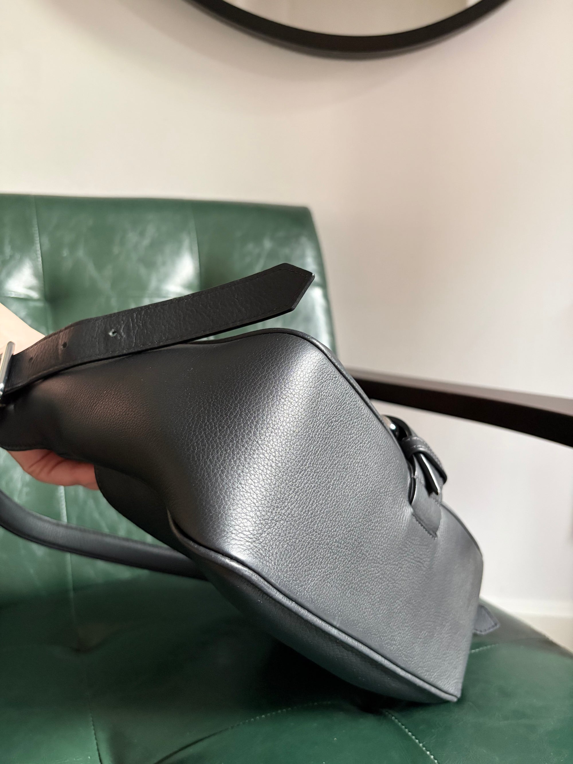 J&amp;M Davidson black leather Bonny bag