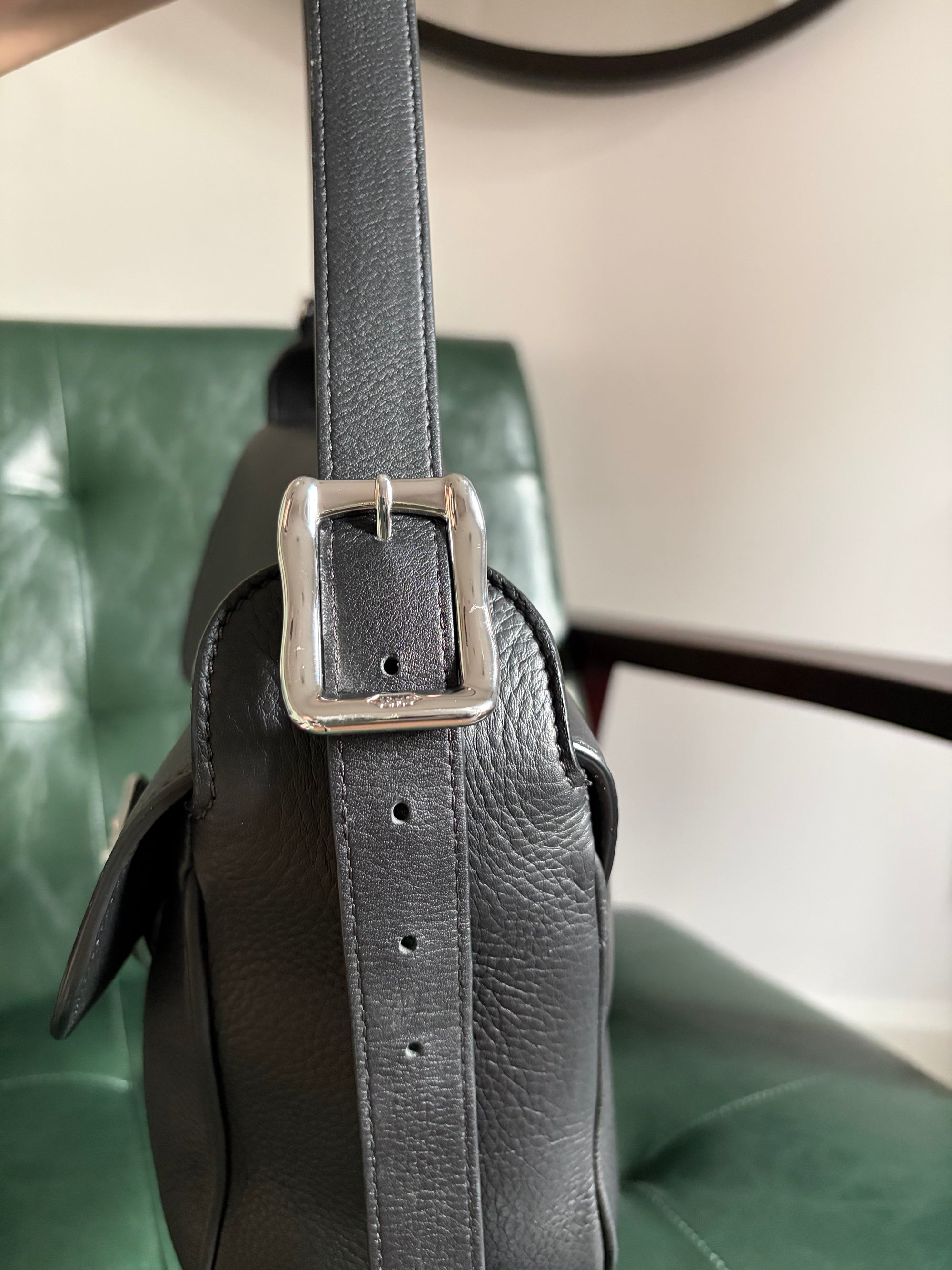 J&amp;M Davidson black leather Bonny bag