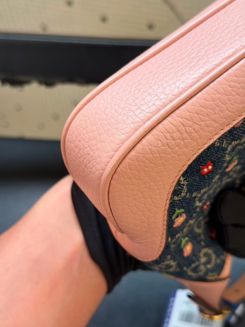 Pre-order - Gucci denim floral mini Jackie bag