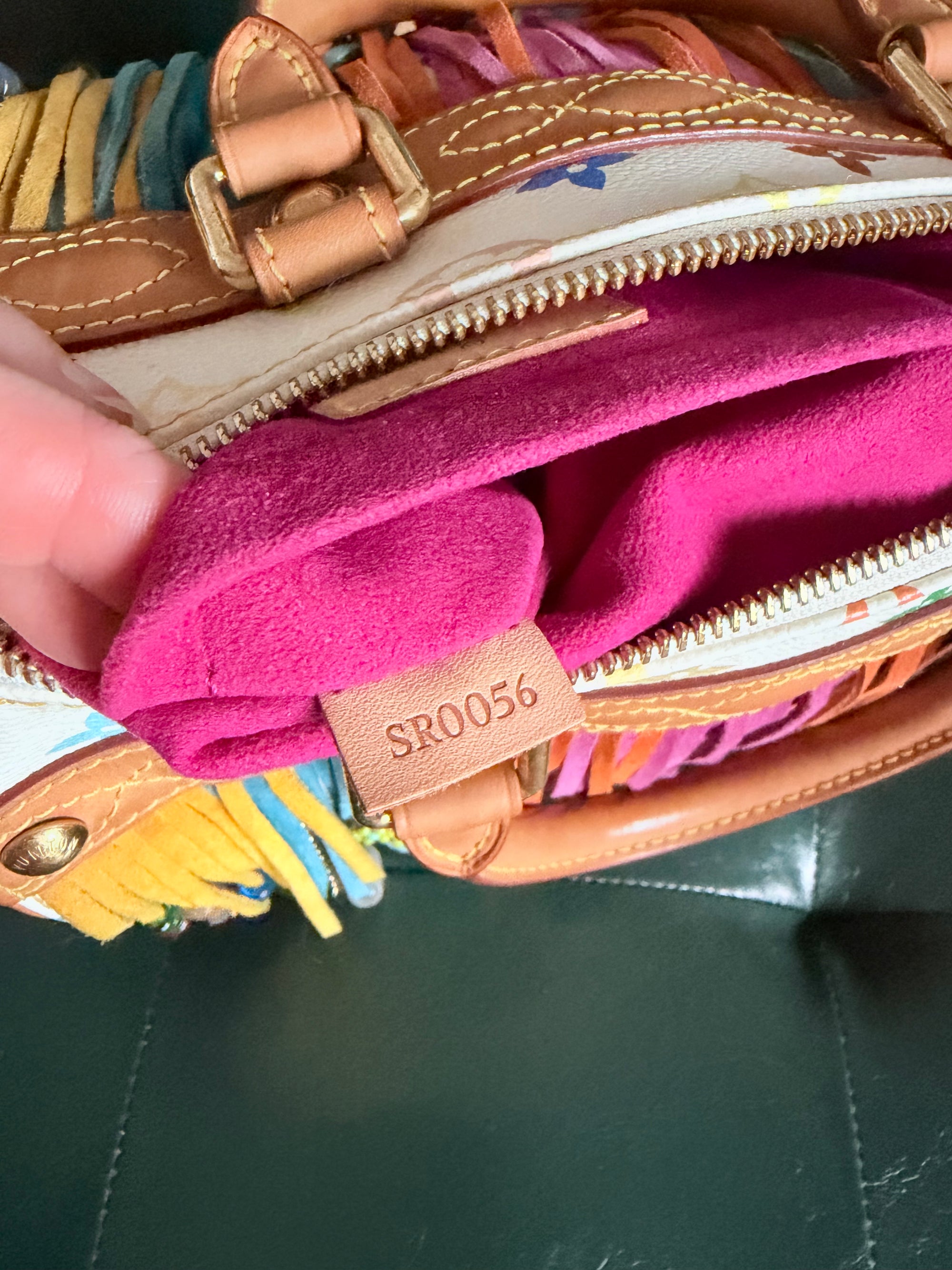 Louis Vuitton x Takashi Murakami Vintage Fringe Speedy 25